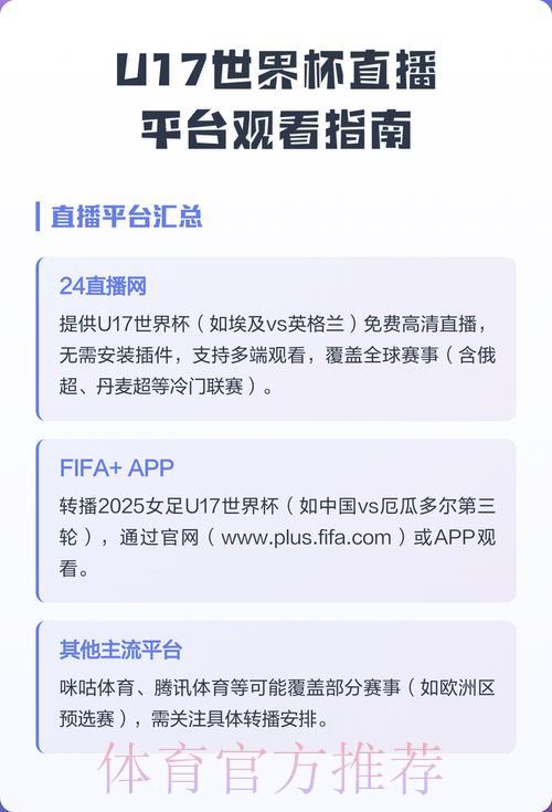 世界杯赛事全平台直播观看指南 世界杯赛事全平台直播观看指南